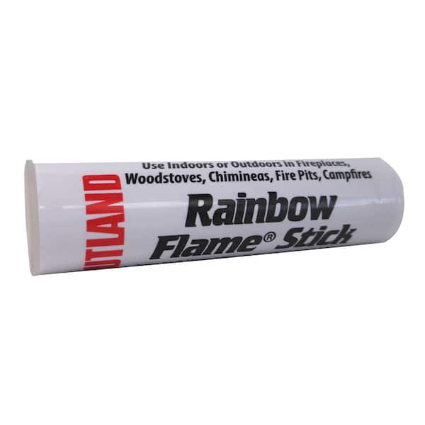 Rutland 1.5 oz. Rainbow Flame Crystals Short Stick