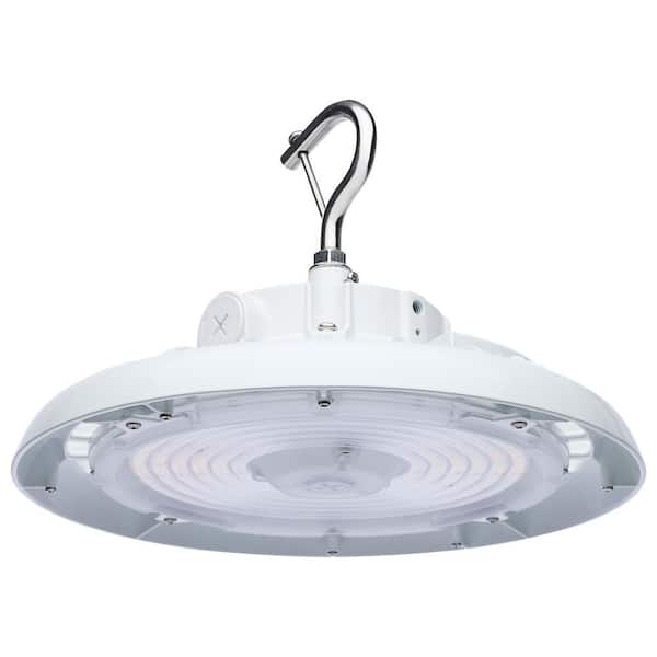 1.25 ft. 1000-Watt Equivalent Integrated LED Dimmable White High Bay Light 3000/4000/5000K