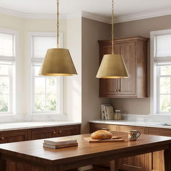 Savoy House Alden 18.25 in. W x 12.5 in. H 1-Light in Warm Brass