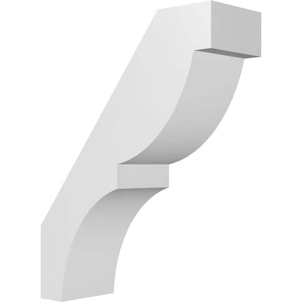 Ekena Millwork Valencia 5 in. W x 18 in. H x 14 in. D Polyurethane Knee Brace