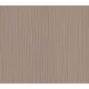 Cipriani Light Brown Vertical Texture Vinyl Peelable Wallpaper (Covers 57.8 sq. ft.)