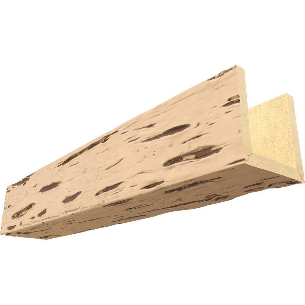 Ekena Millwork Endurathane 8 in. H x 4 in. W x 20 ft. L Pecky Cypress