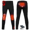 ACTIONHEAT Men's Large Black 5-Volt Heated Base Layer Pants AH-BLP