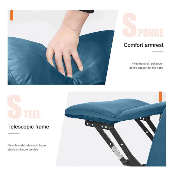 Portable Electric Lifting Bed Backrest with Armrests and Remote