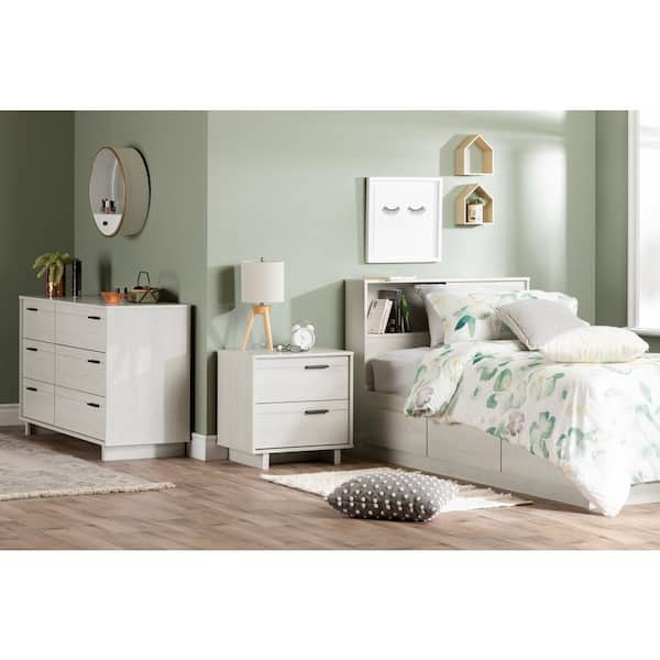 South Shore Fynn 6 -Drawer Winter Oak Dresser 11950