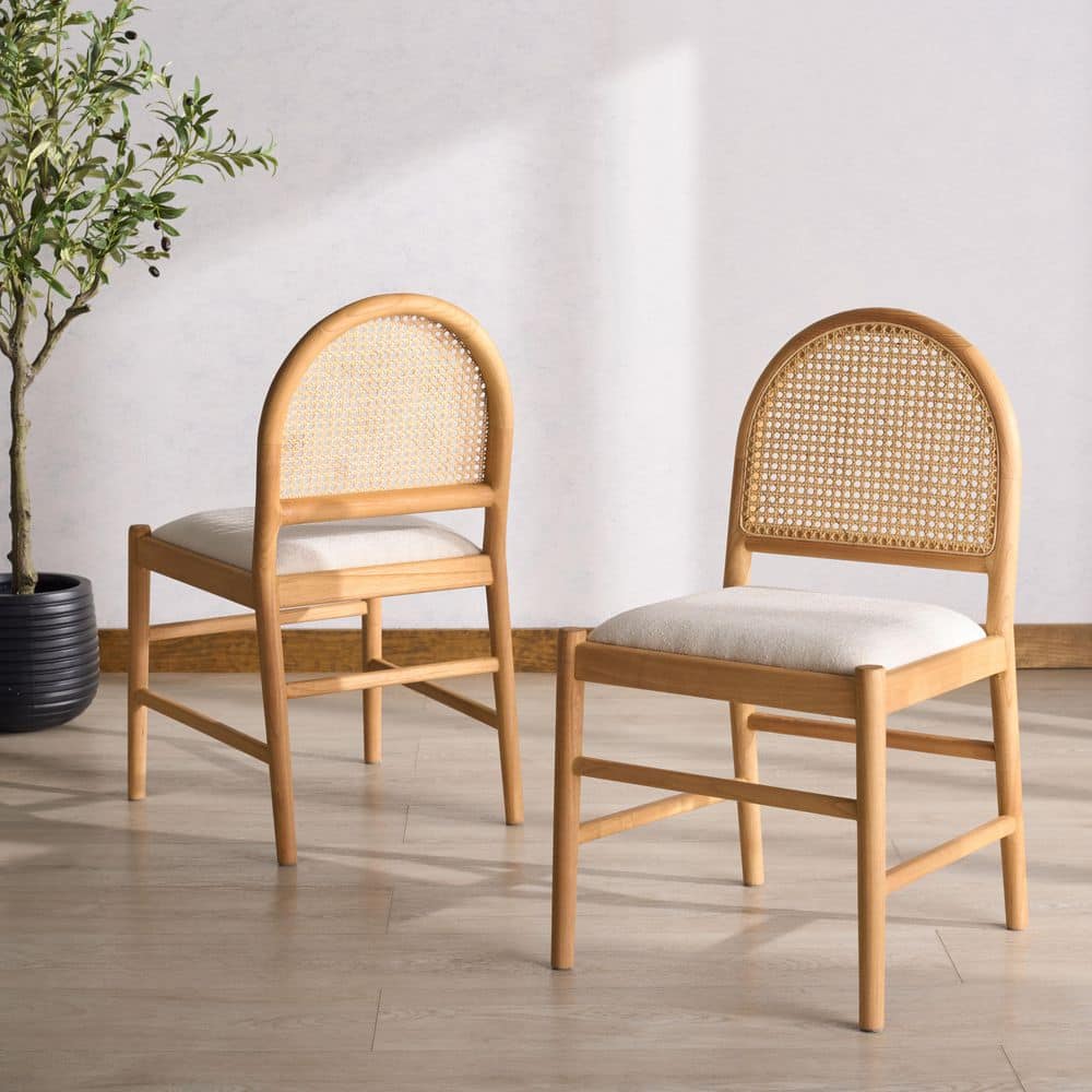 Laylie Natural/White Dining Chair (Set of 2) price history on PriceWatchPro