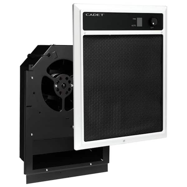 Cadet NLW Series 3,000-Watt 240/208-Volt In-Wall Fan-Forced Electric Heater Assembly with Grill