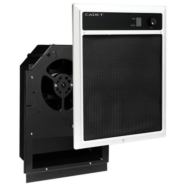 Cadet NLW Series 4,500-Watt 240/208-Volt In-Wall Fan-Forced Electric Heater Assembly with Grill