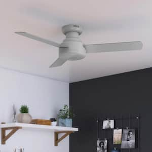 Presto 44 in. Indoor Dove Ceiling Fan in Grey with Wall Control Included For Bedrooms