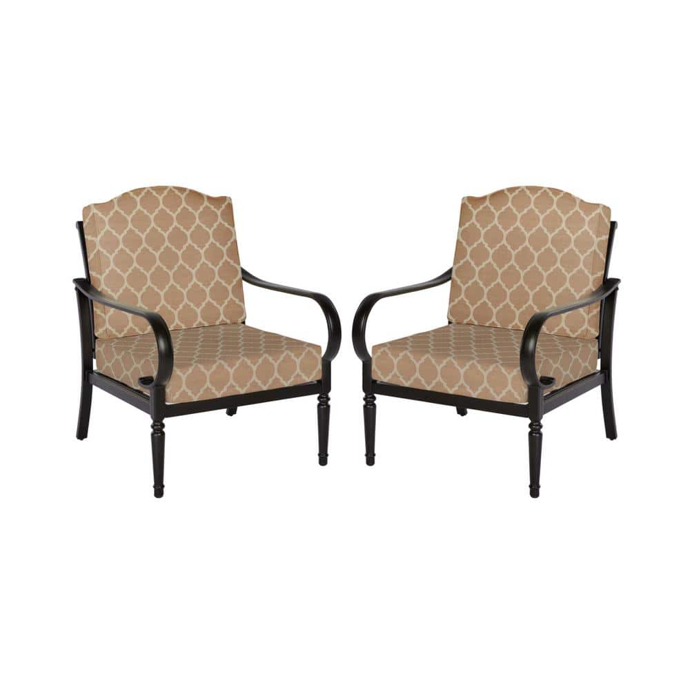 Reviews for Hampton Bay Laurel Oaks Black Steel Outdoor Patio