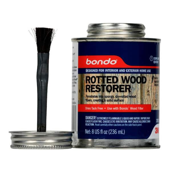 Water-Resistant & Paintable Smooth Finish Details about   8 Oz Rotted Wood Restorer 