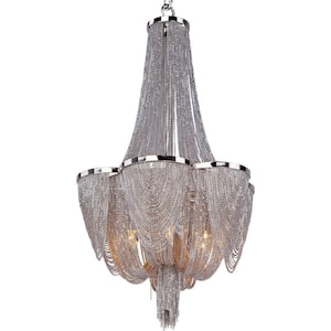 Chantilly 6-Light Polished Nickel Chandelier