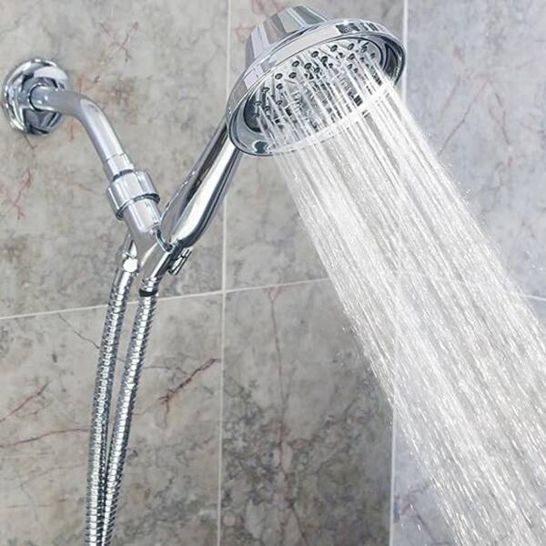 In-Wall Tub and Shower - Stick Handle; with 3-Setting Shower Head Ceramic  Valve System in Chrome 26575