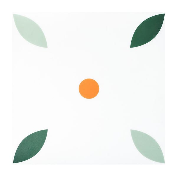 11.81 in. x 11.81 in. x 0.03 in. Vinyl Peel and Stick Backsplash Tile, White Shelf-Adhesive Wall Stickers, (10-Pack)