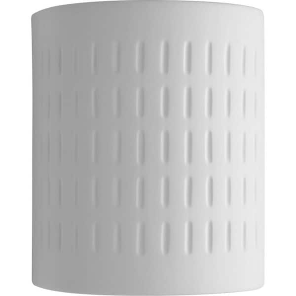 Ceramic Sconce Collection 1-Light White Ceramic Shade Outdoor Wall Sconce Light