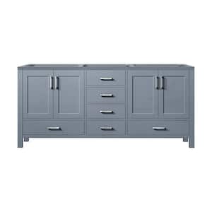 Jacques 60 in. W x 22 in. D Dark Grey Double Bath Vanity without Top