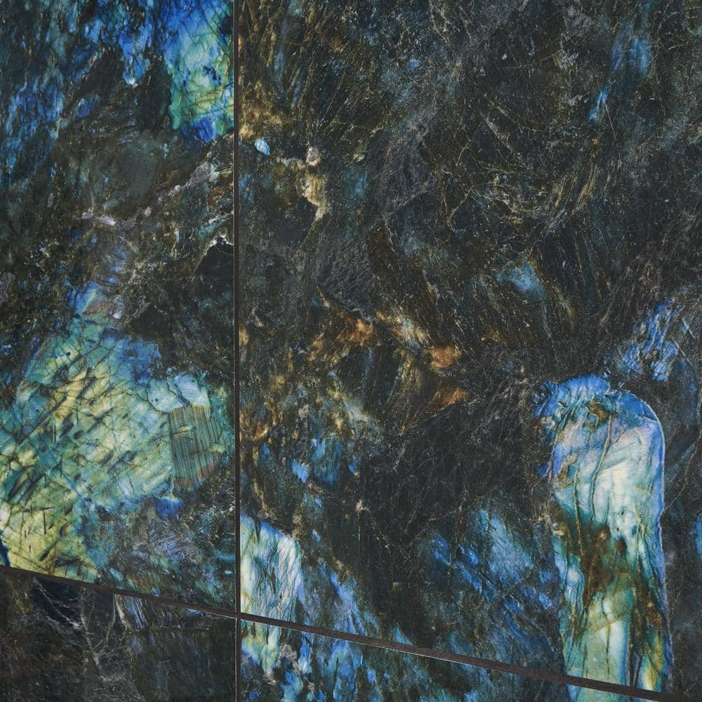 Labrodorite Blue 24" x 48" Polished Porcelain Marble Look Tile