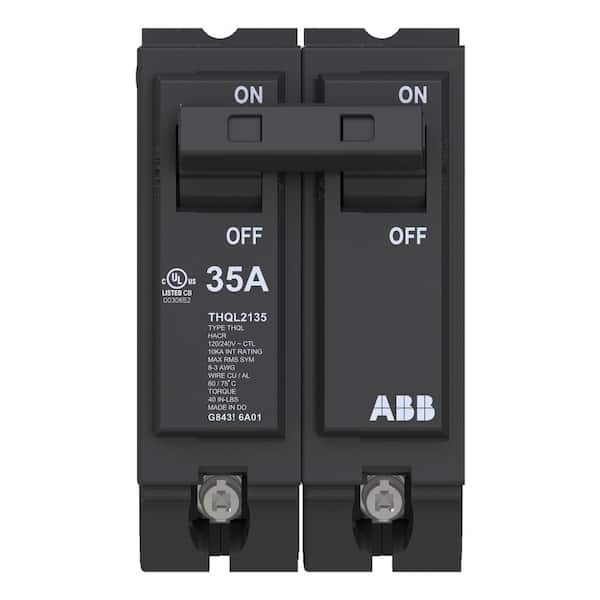 35 Amp 1 in. Double-Pole Circuit Breaker (THQL2135A)