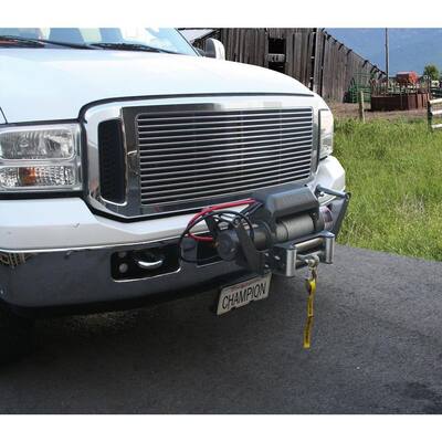 10,000 lbs. Truck/Jeep Winch Kit with Speed Mount Hitch Adapter