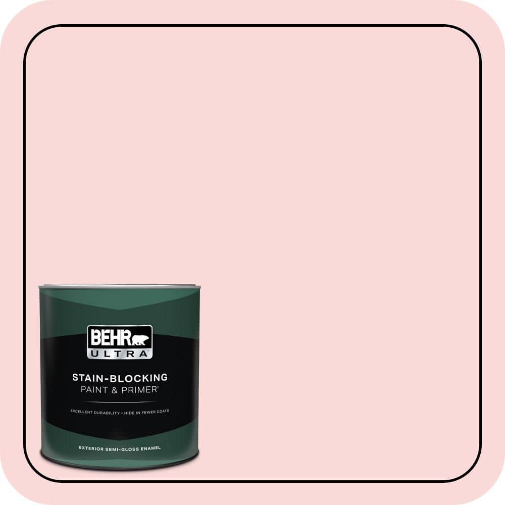 1 qt. #140A-2 Coy Pink Semi-Gloss Enamel Exterior Paint & Primer price history on PriceWatchPro