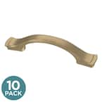 Step Edge 3 in. or 3-3/4 in. (76 mm or 96 mm) Champagne Bronze Cabinet Drawer Pull (10-Pack)