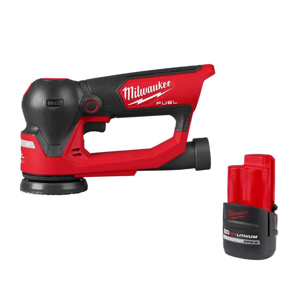 M12 FUEL 12V Lithium-Ion Brushless Cordless 3 in. Random Orbital Detail Sander with M12 2.5 Ah Battery price history on PriceWatchPro