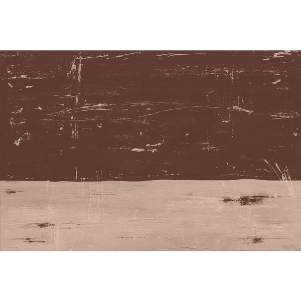 Unbranded "Remote Desert" by Marmont Hill Unframed Canvas Abstract Art Print 40 in. x 60 in.