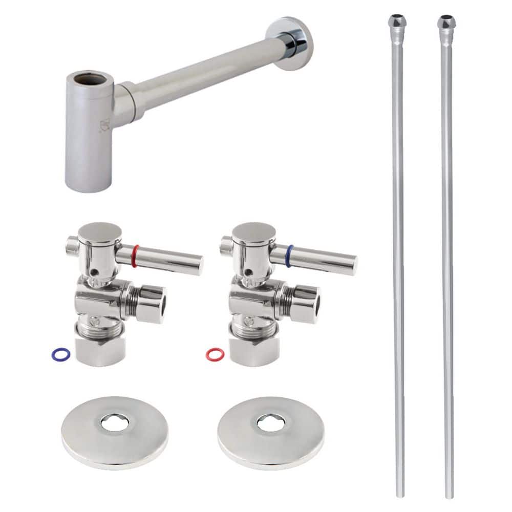 Trimscape Modern Made of Brass Plumbing Sink Trim Kit with Bottle Trap in Polished Chrome price history on PriceWatchPro