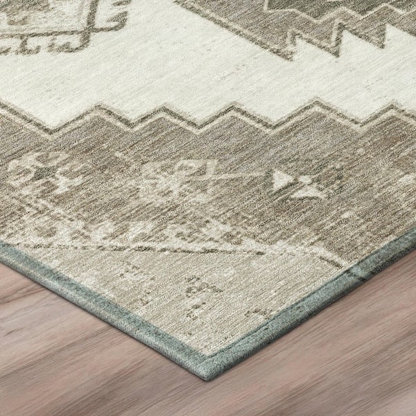 Chantille Machine Washable Indoor/Outdoor Abstract ACN3011 Ivory 2 ft. x 3 ft. Accent Rug
