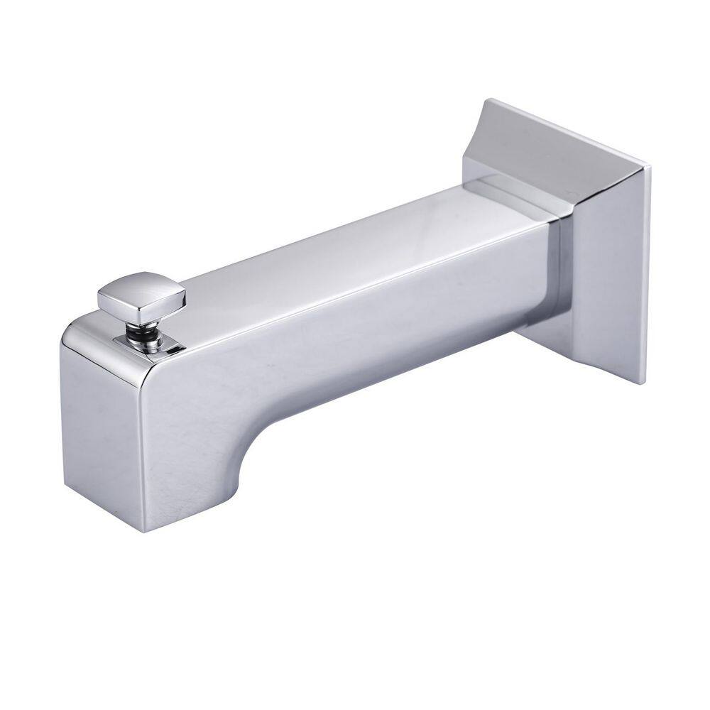 Slip-Fit Metal Bathtub Faucet Spout Replacement with Diverter for 1/2 in. Copper Tube in Polished Chrome price history on PriceWatchPro