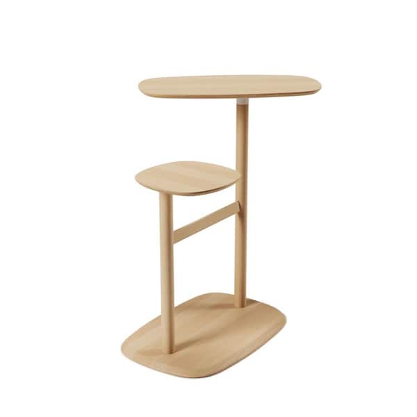 Umbra Swivo Natural Side Table 1013759390 The Home Depot