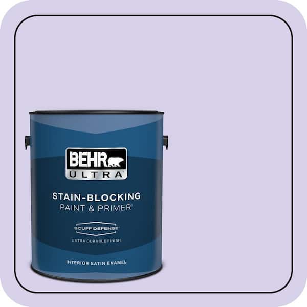 BEHR ULTRA 1 gal. #P560-2 Air Castle Extra Durable Satin Enamel Interior Paint & Primer