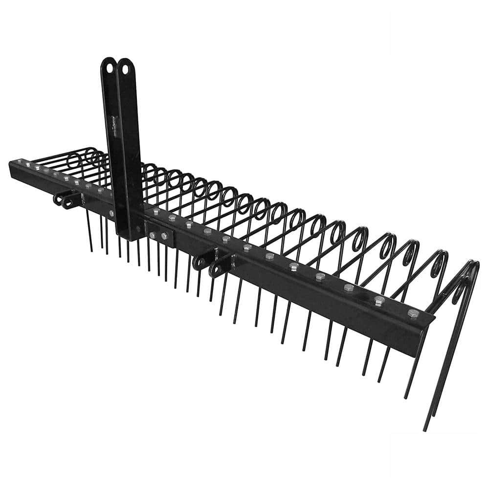 72 in. Durable Powder Coated Steel Pine Straw Rake