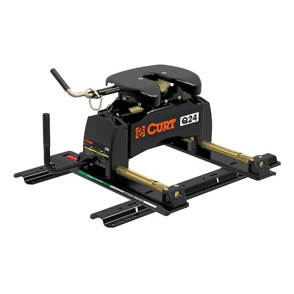 CURT Q24 5th Wheel Hitch with Roller & Rails