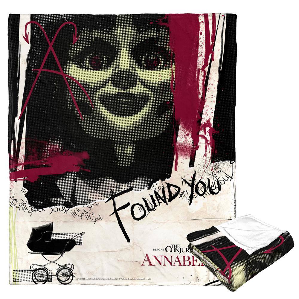 Annabelle Poster Silk Touch Polyester Throw Blanket, 50" x 60"