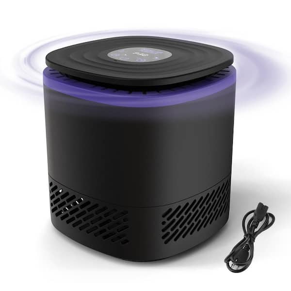 1614 sq. ft. 20000mg/h Ion Generator Ozone Generator Odor Removal in Black with Fan and Timer for Smoke, Car, Pet Room