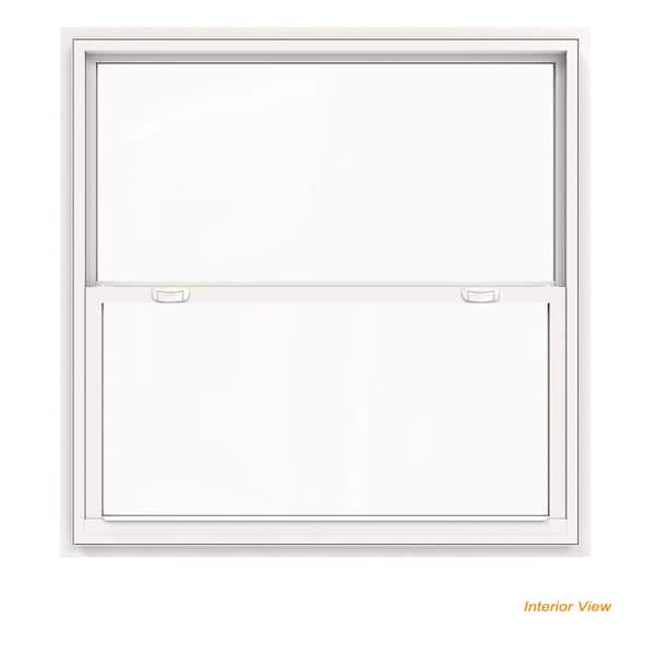 JELD-WEN 48 in. x 48 in. V-4500 Series White Single-Hung Vinyl