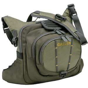 FLY FISHING CHEST PACK Waist Tackle Storage Hip Bag Army Green