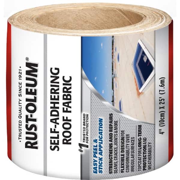 Rust-Oleum 4 x 25 in. Roof Patch Self Adhering Tape (6-Pack) 345651 - The  Home Depot