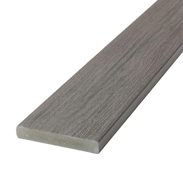 Deckorators Vista 1 in. x 5-1/2 in. x 16 ft. Silverwood Grooved Edge ...