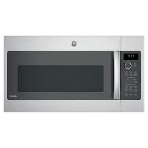 Ge 1 9 Cu Ft Over The Range Microwave In Stainless Steel With Sensor Cooking Jvm7195skss The Home Depot