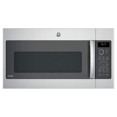 GE Profile 1.7 cu. ft. Over the Range Convection Microwave in Stainless Steel Profile 1.7 cu. ft. Over the Range Convection Microwave in Stainless Steel