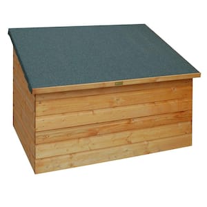 English Garden 4.5 ft. x 3 ft. Wood Garden Deck Box