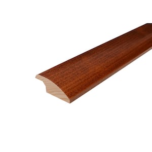 Hint 0.38 in. Thick x 2 in. Wide x 78 in. Length Low Gloss Overlap Wood Reducer