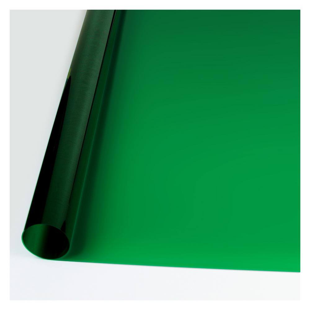 BuyDecorativeFilm 48 in. x 50 ft. CAGN Transparent Color Green Window ...