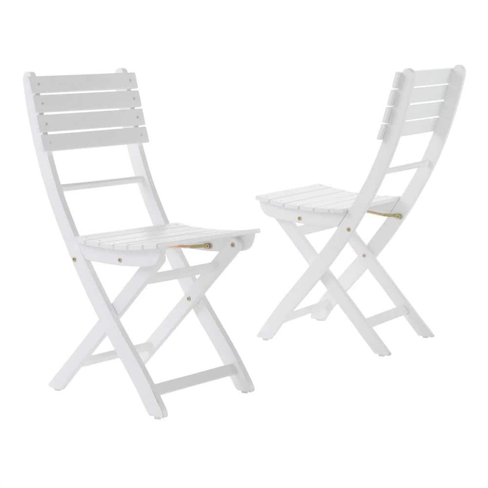 White 1 Piece Wooden Outdoor Lounge Chair without Sunshade without Cushion