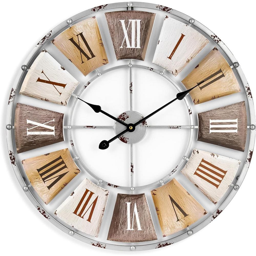 Deals Azelea Flower Wall Clock | Modern Home Decor | Silent Metal Decorative Wall Clock