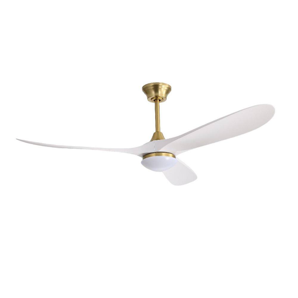 60 in. Indoor/Outdoor Smart Integrated LED Gold Downrod Ceiling Fan with Light Kit and Remote/APP Control price history on PriceWatchPro