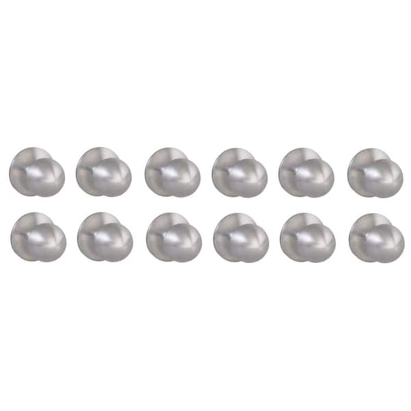 Saturn Stainless Steel Hall/Closet Door Knob 12-Pack