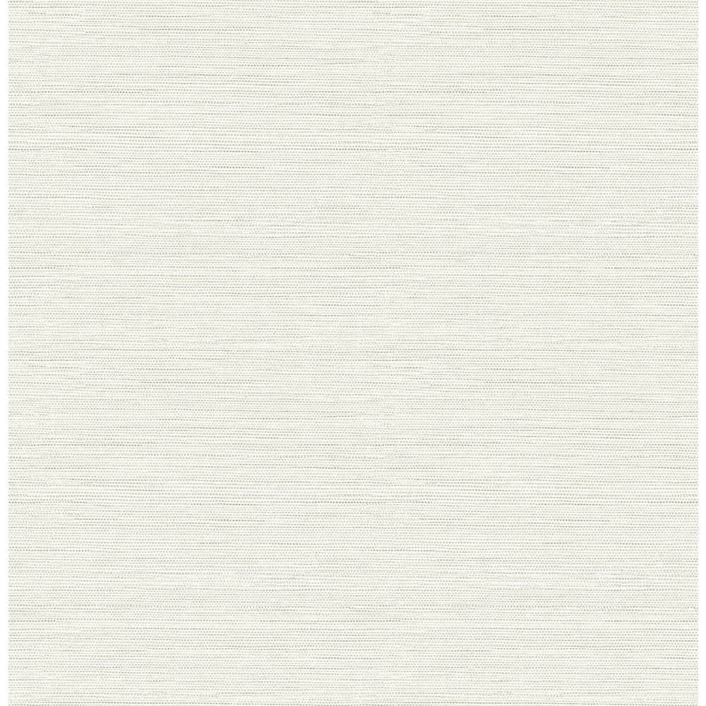 Agave Off-White Faux Grasscloth Non-Woven Wallpaper